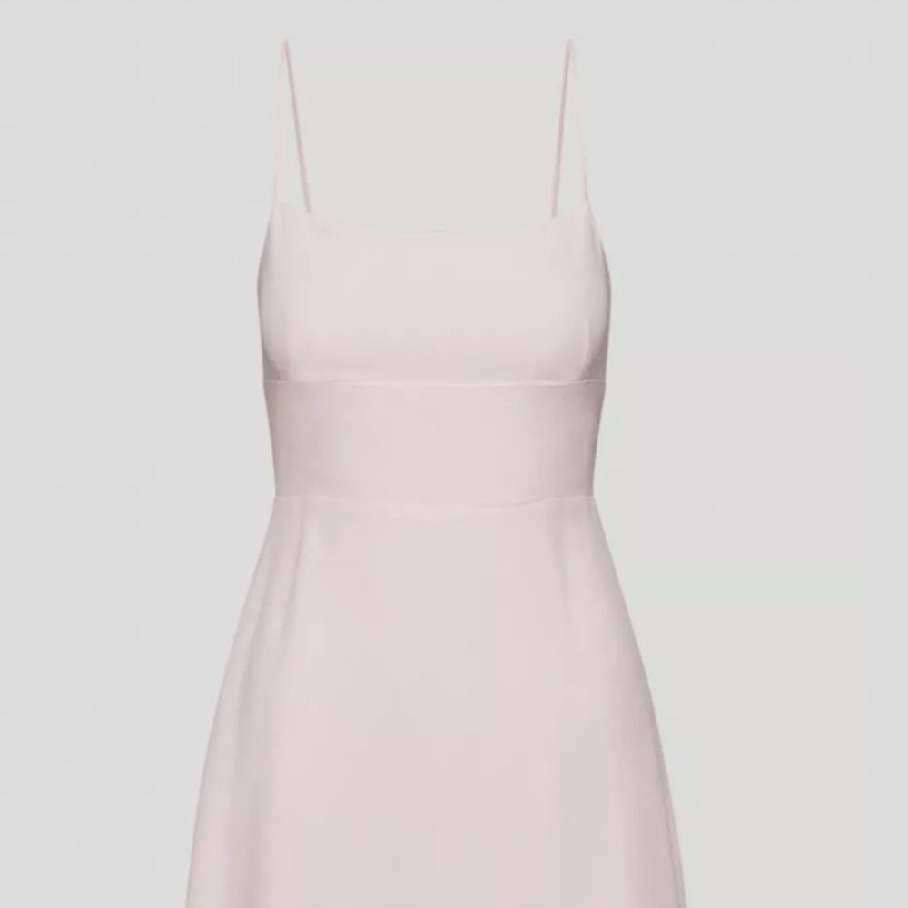 Aritzia Sunday Best Jackson mini dress, light pink, XS, NWT